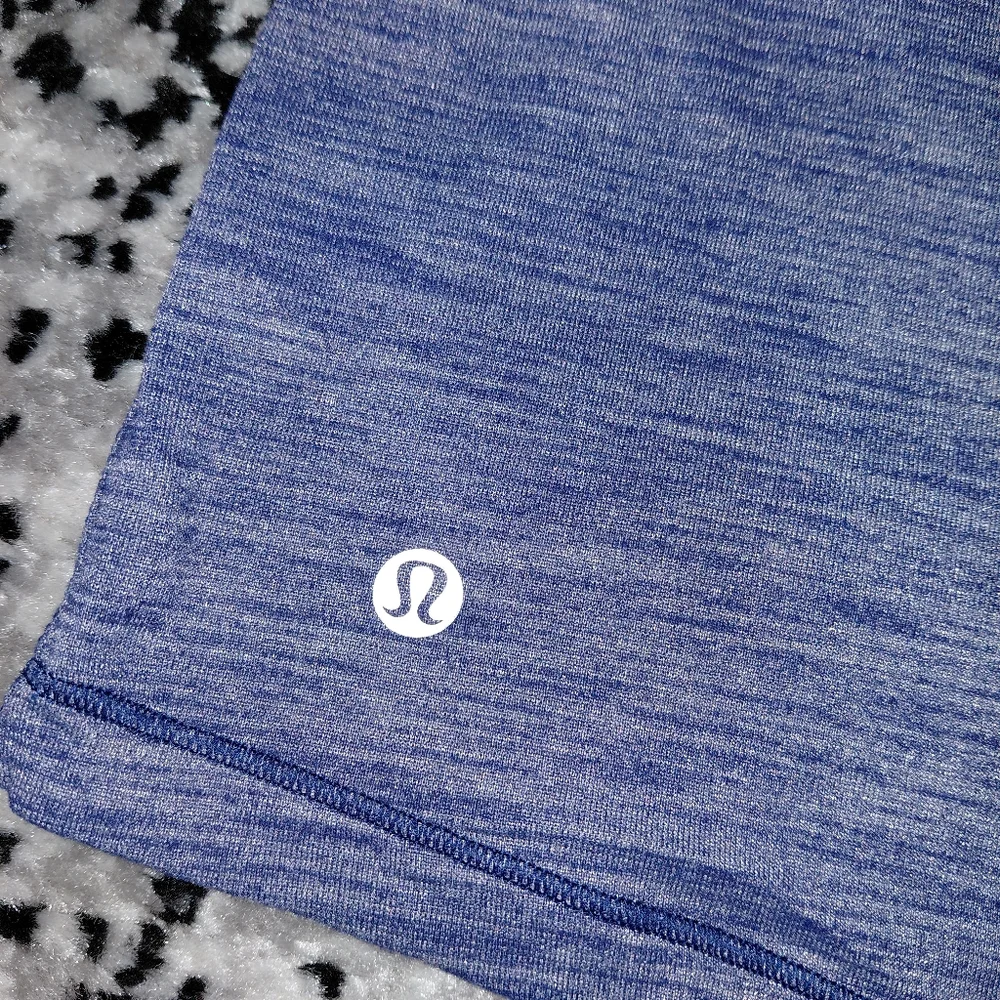 EUC Lululemon Cardio Squad Tank II Heathered Hero Blue Size 4!